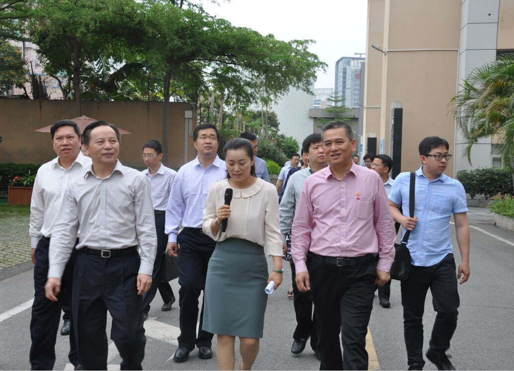 東莞市委書記徐建華一行蒞臨常平科技園參觀調(diào)研