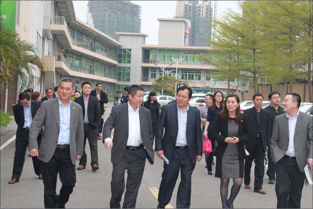 武漢東湖新技術(shù)創(chuàng)業(yè)中心考察團一行蒞臨常平科技園參觀考察