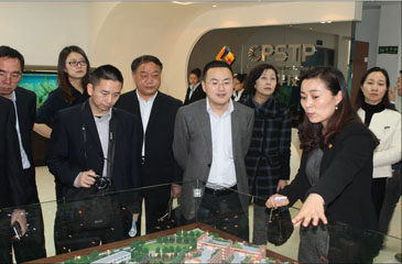 武漢東湖新技術創業中心考察團一行蒞臨常平科技園參觀考察